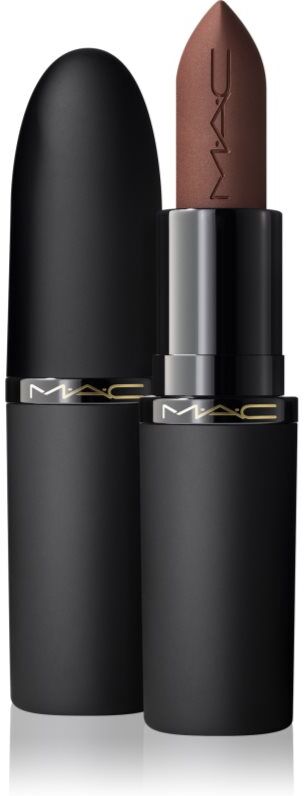 MAC Cosmetics Powder Kiss Hazy Matte matte lipstick shade Chestnut 3.5 g