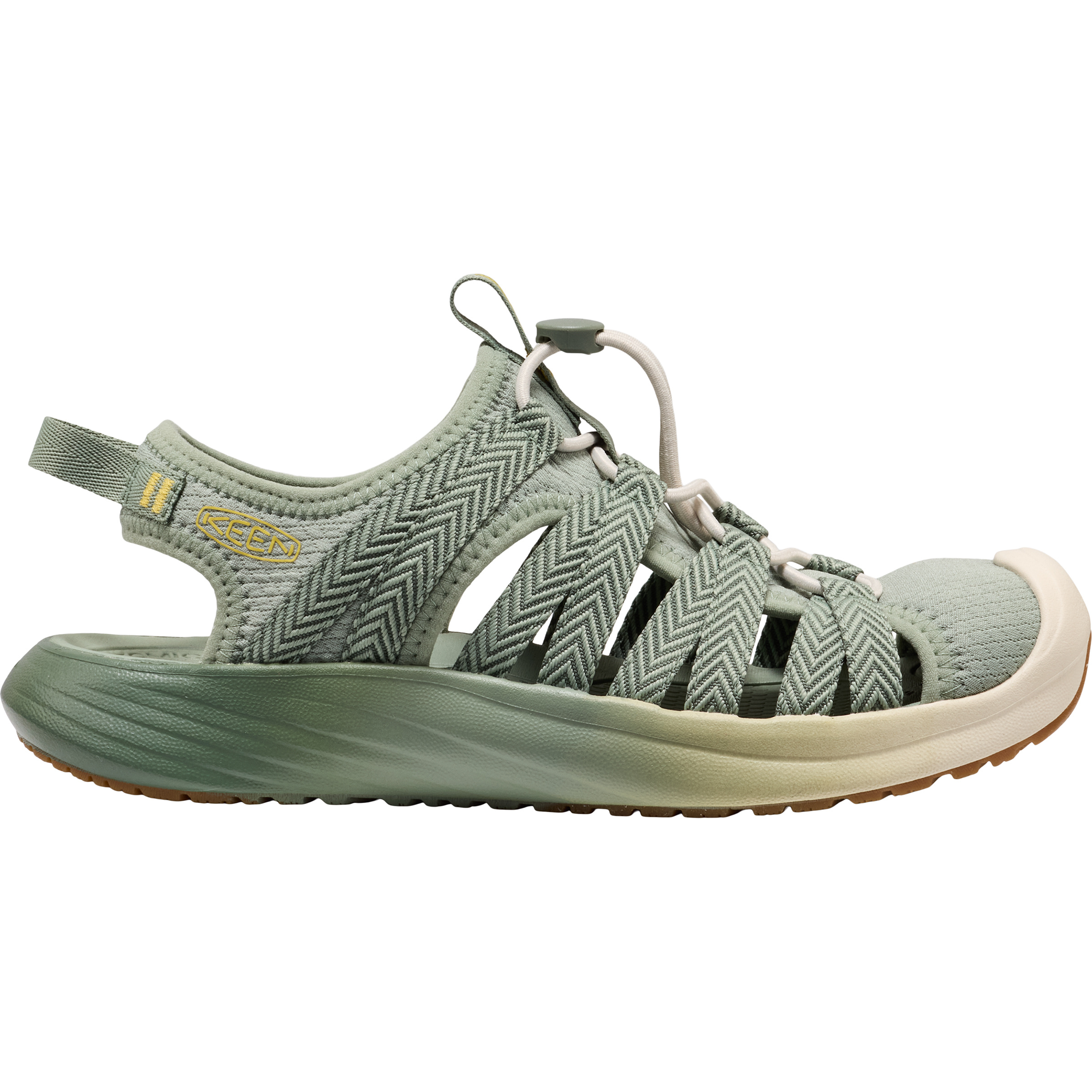 Keen Whisper Lite Damen Sandalen gruen Größe 38.5 Lifestyle Widerstandsfähig