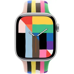 Apple Sport Band (44 mm, 46 mm, Fluoroelastomer), Uhrenarmband, Mehrfarbig