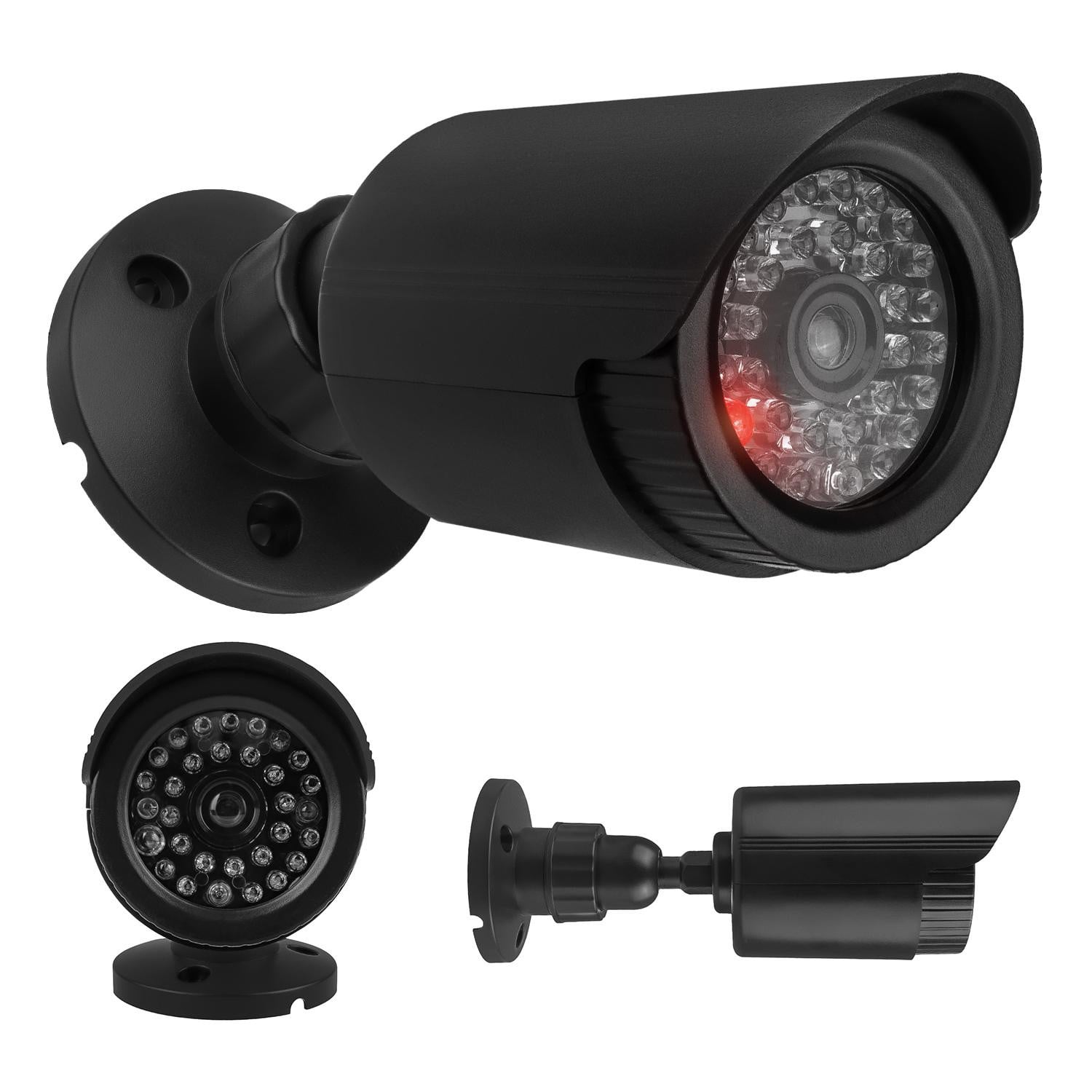 Maclean Nep-beveiligingscamera met infrarood-LED's, zwart, ABS, IR1800 B