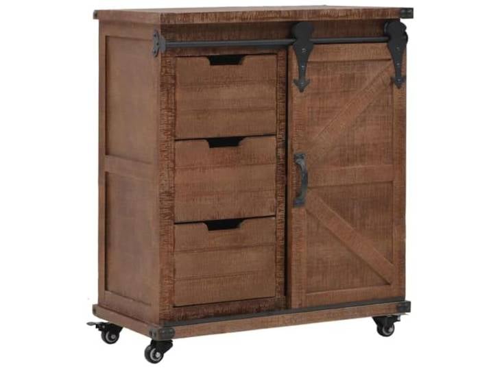 vidaXL Sideboard Massivholz Tanne 64x33,5x75 cm Braun
