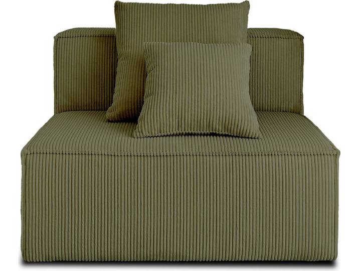 Lisa Design Colombine - module d'assise - en velours côtelé \, Vert