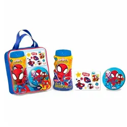 Cartoon Lorenay Spiderman Bolsa De Baño Tatuajes Gel 300ml