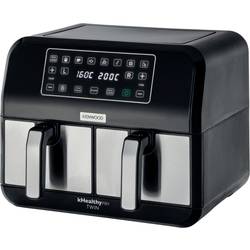 Kenwood Home Appliance HFM20.000MB Heißluft-Fritteuse 8 l 1700 W Timerfunktion, Antihaftbeschichtung Schwarz/Silber 00C462400KEDE