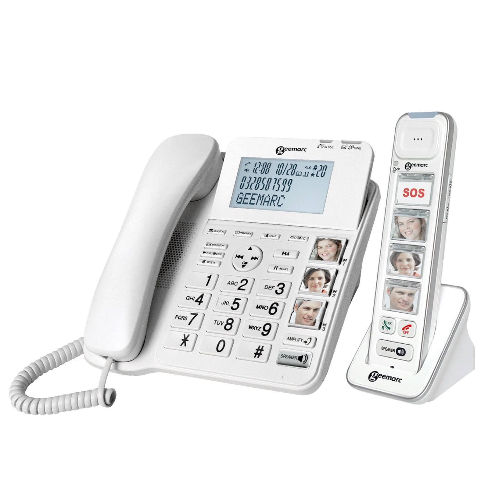 Geemarc AmpliDECT Combi-Photo 295 Schwerhörigentel met foto