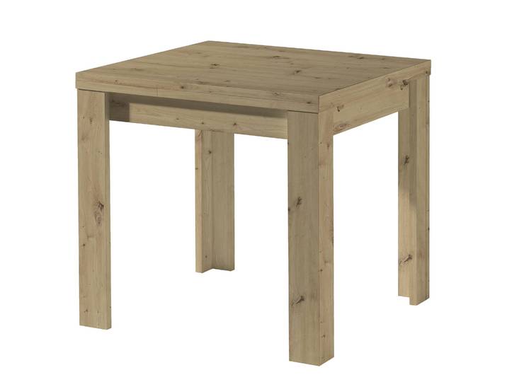Table Dracy II 80cm Imitation chêne noueux