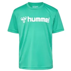 hummel hmlLOGO Trikot S/S Kinder - atlantis - 128