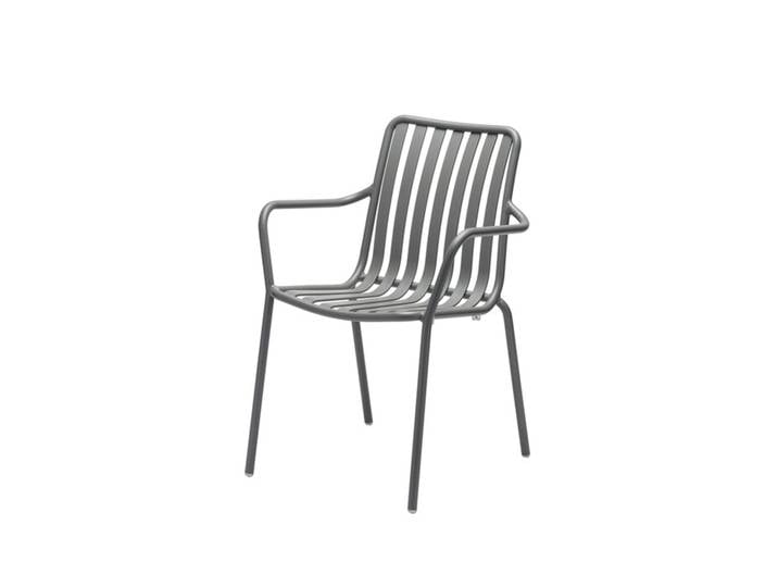 Stuhl Casablanca grau 58x84.2x59 cm