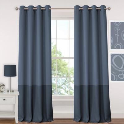 Threadmade Madeline Juvenile Room Darkening Grommet Curtain Panel