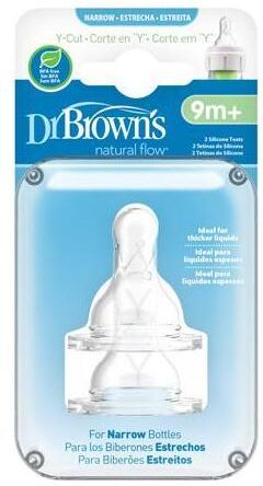 Dr. Brown's Dr. Brown's Standard Flow 2er-Pack Sauger (Müsli) Flujo