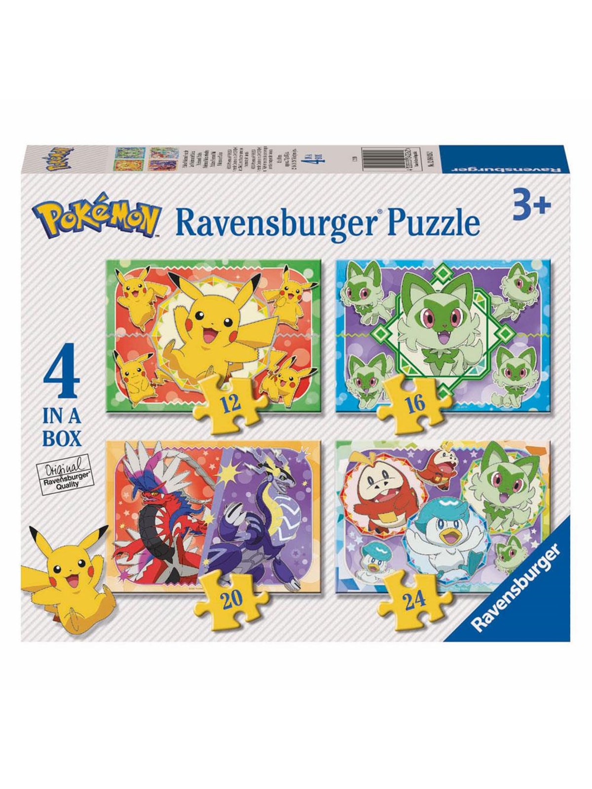 Ravensburger Pokémon Puzzle - 4 Puzzles 2D Puzzles