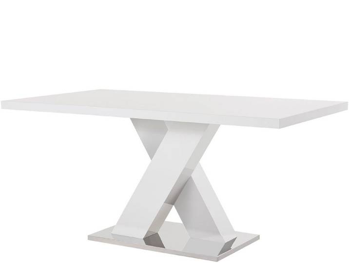 freiraum Esstisch Ankara, in Weiß, MDF - 160x76x90cm (BxHxT)