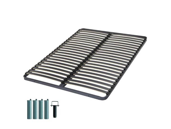 Sommier + jeu de pieds 140x190 C221 2x21 lattes