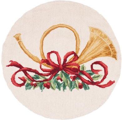 SAFAVIEH Holiday Hand-hooked Vintage Poster Mireia Wool Rug