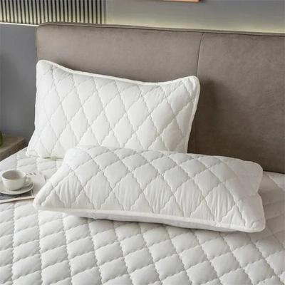 Uplifted Finds Waterproof Pillowcase Anti Stain Pillow Cover 2 Pcs white