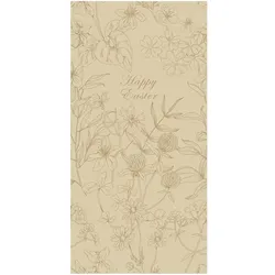Chic Antique Servietten Happy Easter, 20 x 10 cm, honig