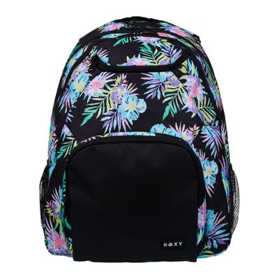 Tagesrucksack ROXY "Shadow Swell Printed", Damen, anthrazit aquarella active rg, Polyester, Rucksäcke