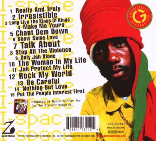 Sizzla - I Space - Preis vom 09.10.2026 07:28:09 h