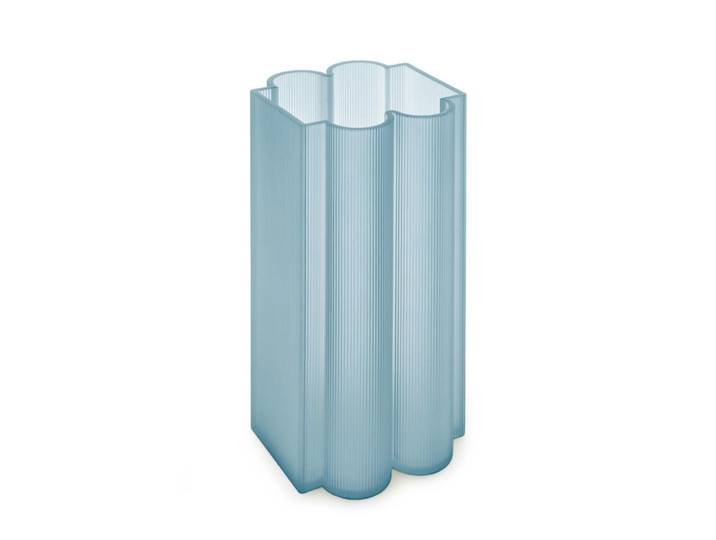 KARTELL vase OKRA H 34 cm (Bleu ciel - PMMA recyclé)