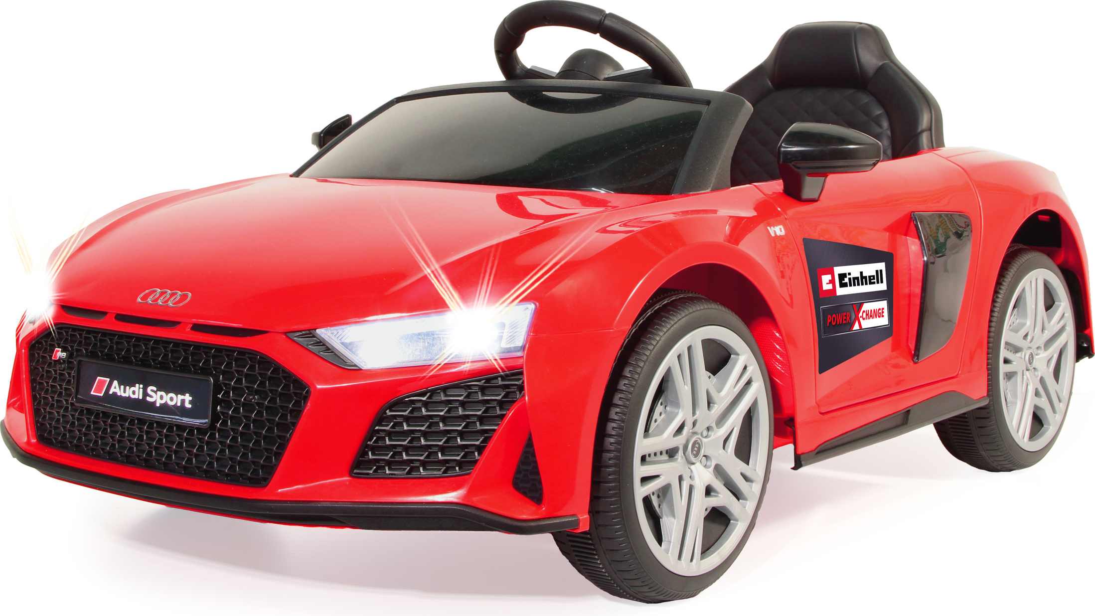 Ride-on Audi R8 Spyder 18V rot Einhell Power X-Change inkl. Starter Set