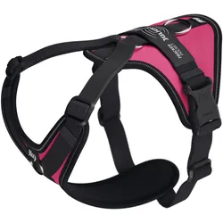 Julius-K9 K9 Longwalk light sele w/trackerpocket,Dark pink,S (S, Hund), Halsband + Leine