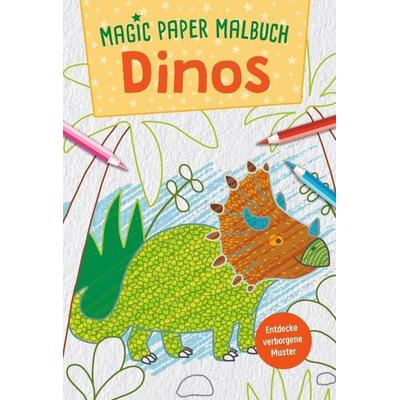 Magic Paper Malbuch - Dinos, Taschenbuch von , Ullmann Medien, 978-3-7415-1864-5