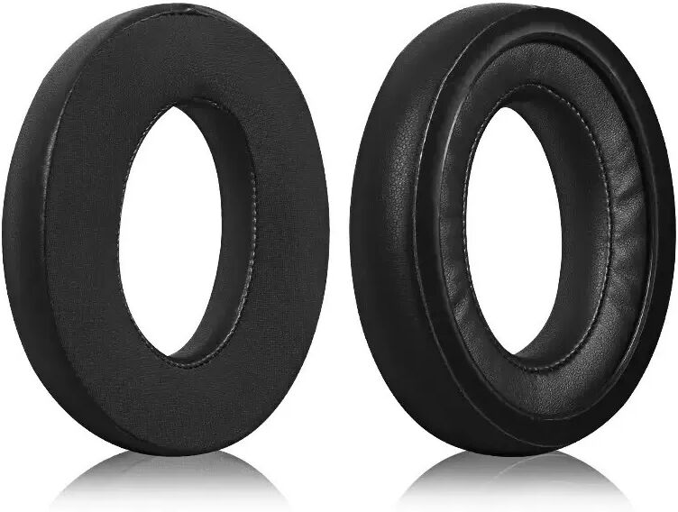 INF Ersatz-Ohrpolster, kompatibel mit Sennheiser HD-Serie – schwarze Eisseiden-Gel-Ohrmuscheln, 2er-Pack