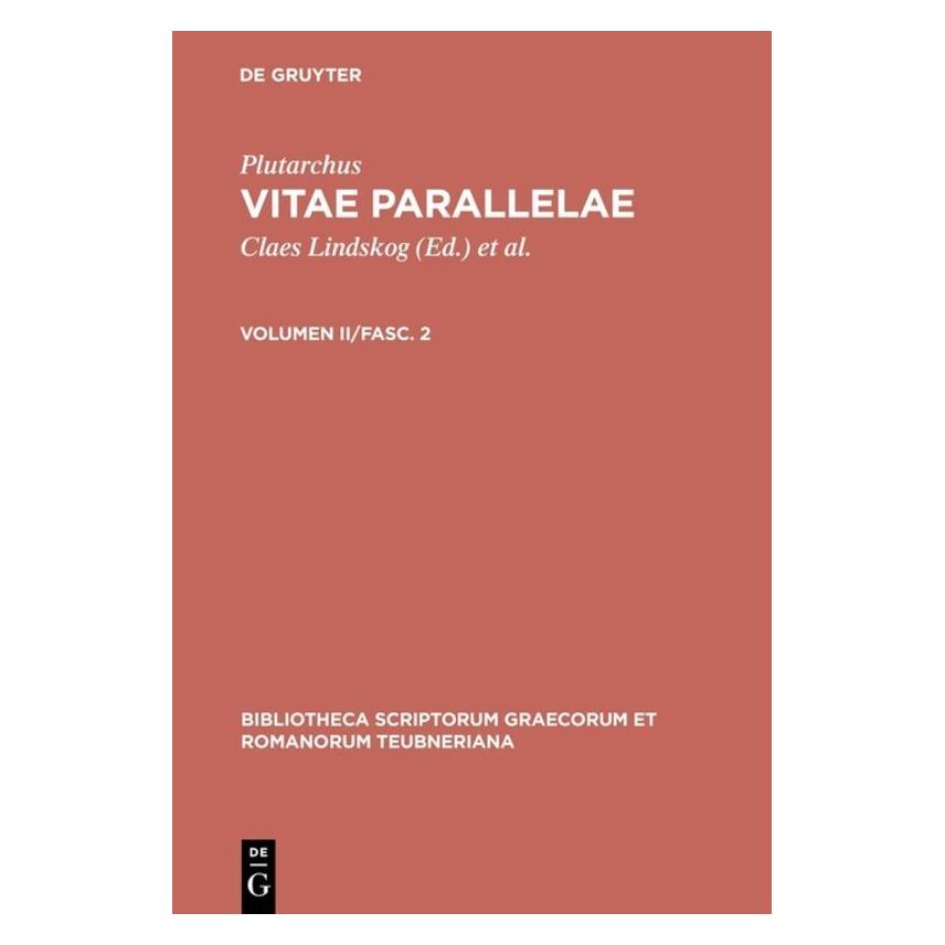De Gruyter Plutarchus: Vitae parallelae. Volumen I (Hardcover, Plutarchus) (61111791)