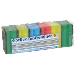 Topfreiniger Scheuerschwamm Putzschwamm Küchenschwamm Bürste Reiniger 6er Pack
