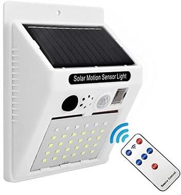 Friendly Fresh Finds Solar Motion Sensor Outdoor Security Light With Remote Control For Farm Yard And Home Solar Motion Sensor Outdoor Security Light With Remote Control For Farm Yard And Home