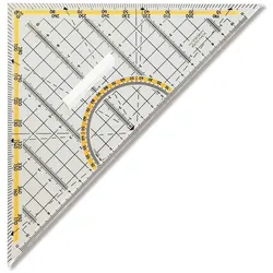 KOH Geo- Dreieck 45° 22 cm Lineal u Winkelmesser