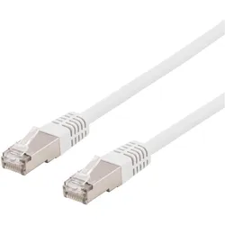 Deltaco SFTP-615VH networking cable White Cat6 S/FTP (S-STP) (S/FTP, CAT6, 15 m), Netzwerkkabel