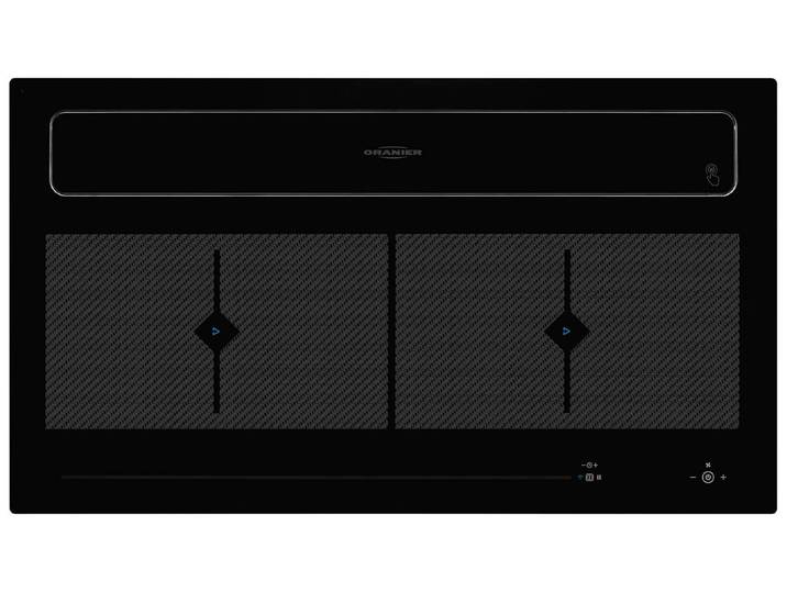 Oranier Kochfeld mit Dunstabzug KFL2094bc, Timer, TouchControl-Bedienung