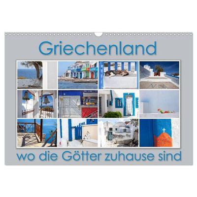 Griechenland - wo die Götter zuhause sind (Wandkalender 2027 DIN A3 quer), CALVENDO Monatskalender