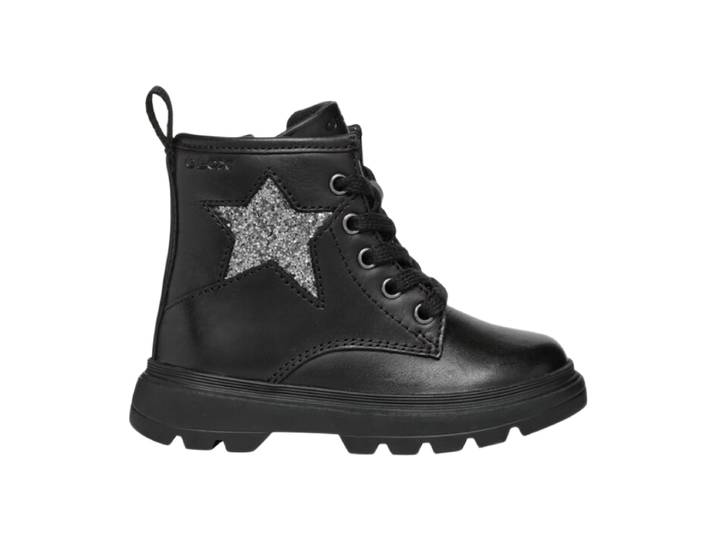 GEOX Kiddartah Bottes pour Tout-petits Filles Noir