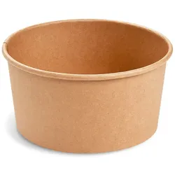 Salatschale (PAP FSC Mix/PE) kraft Ø150mm 1000ml