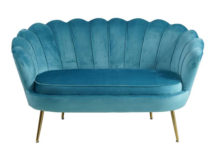 SalesFever Muschelsofa aus Samt