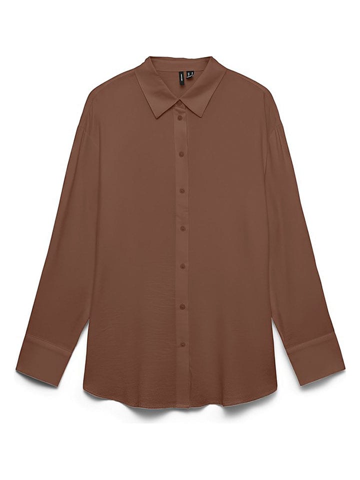Vero Moda Hemd in Hellbraun - XS
