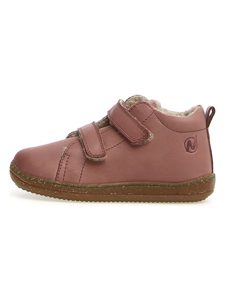 Naturino Leder-Sneakers "Windy" in Altrosa - 28