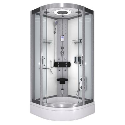 AcquaVapore Dampfdusche Duschkabine Sauna Dusche D58-60T2 100x100 cm ohne 2K Scheiben Versiegelung