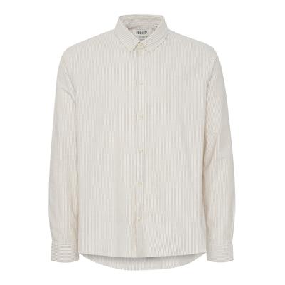 Langarmhemd SOLID "Langarmshirt SDVal", Herren, Gr. XXL, N-Gr, grün (tree house), Obermaterial: 98% Baumwolle CO. 2% Elasthan EL., Hemden
