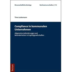 Compliance in kommunalen Unternehmen, Fachbücher von Timo Lockemann