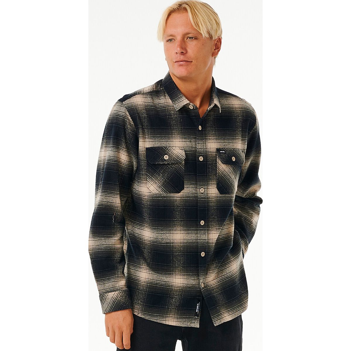 RipCurl Count Flannel Shirt taupe (5067) S 00JMSH_5067_S