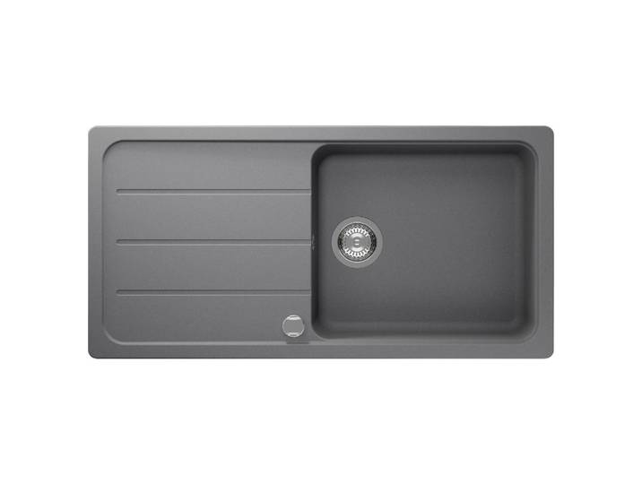 Respekta Spüle, Grau, Stein, 100x20x50 cm, Küchen, Küchenausstattung, Küchenspülen, Granitspüle