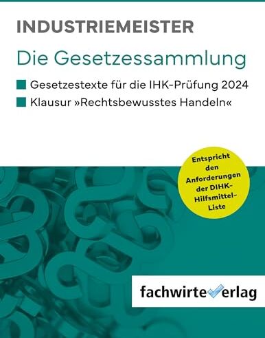 Jana Michel - Industriemeister: Die Gesetzessammlung - Preis vom 10.10.2026 11:48:34 h