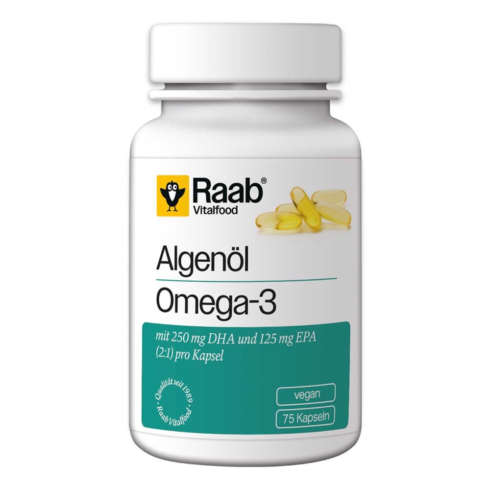 Raab Vitalfood GmbH Raab Vitalfood Algenöl Omega-3 Kapseln 19401210