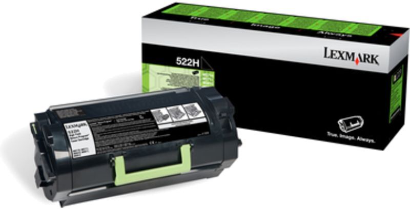 Lexmark 52D2H00 (522H) - Noir - Toner - Grande capacité Noir
