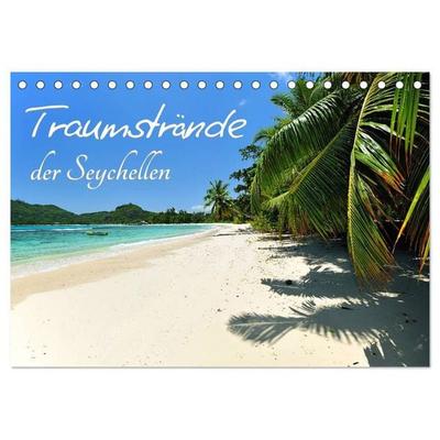 Traumstrände der Seychellen (Tischkalender 2027 DIN A5 quer), CALVENDO Monatskalender