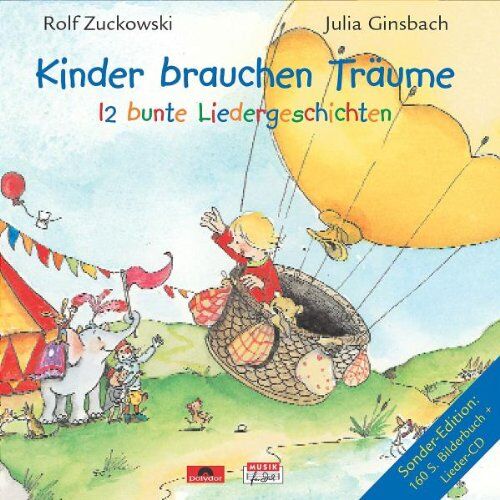 Rolf Zuckowski & Seine Freunde - Kinder Brauchen Träume - 12 bunte Liedergeschichten - Preis vom 11.10.2026 03:10:56 h