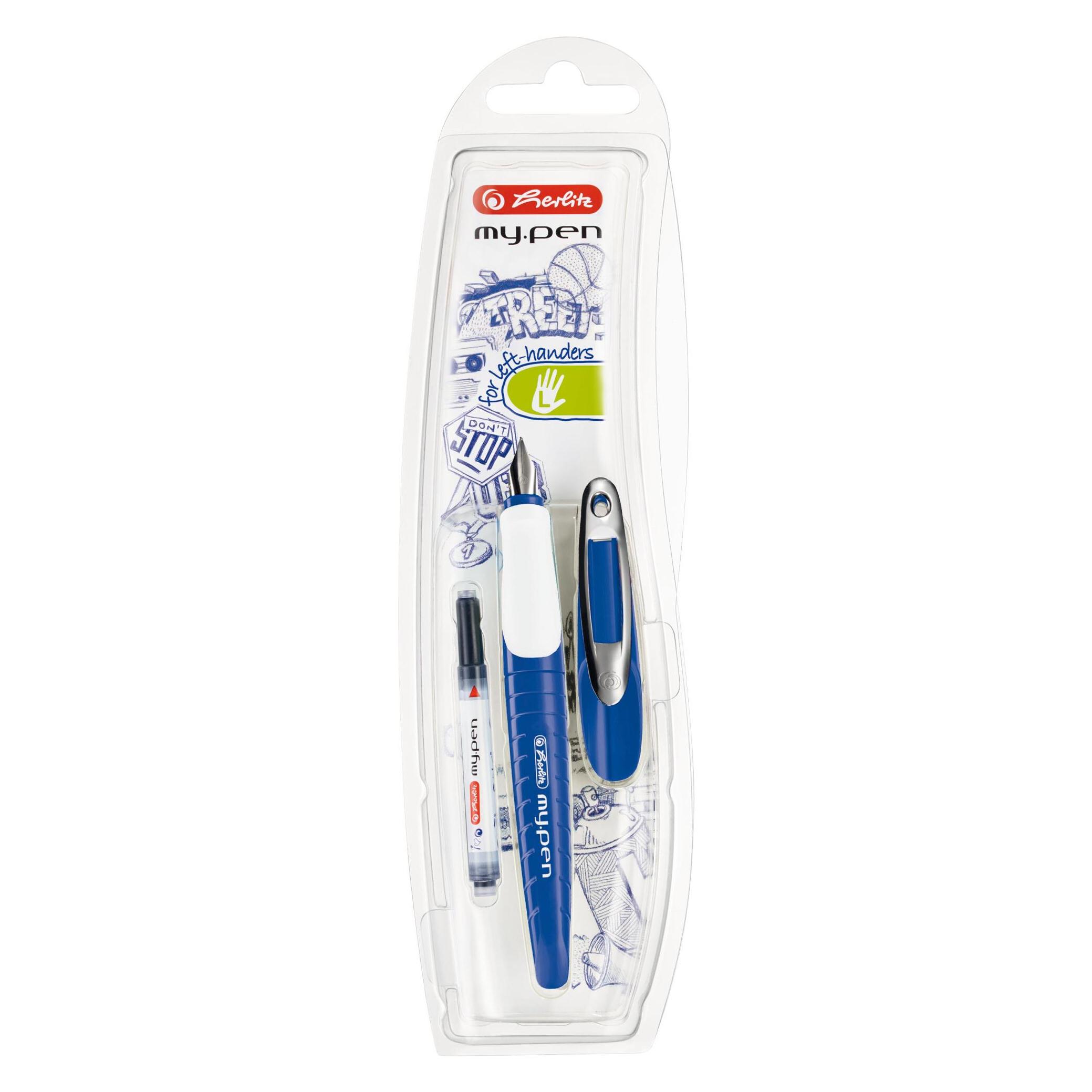 Herlitz Schulfüllhalter my.pen L-Feder /weiss (1x) (50046782)